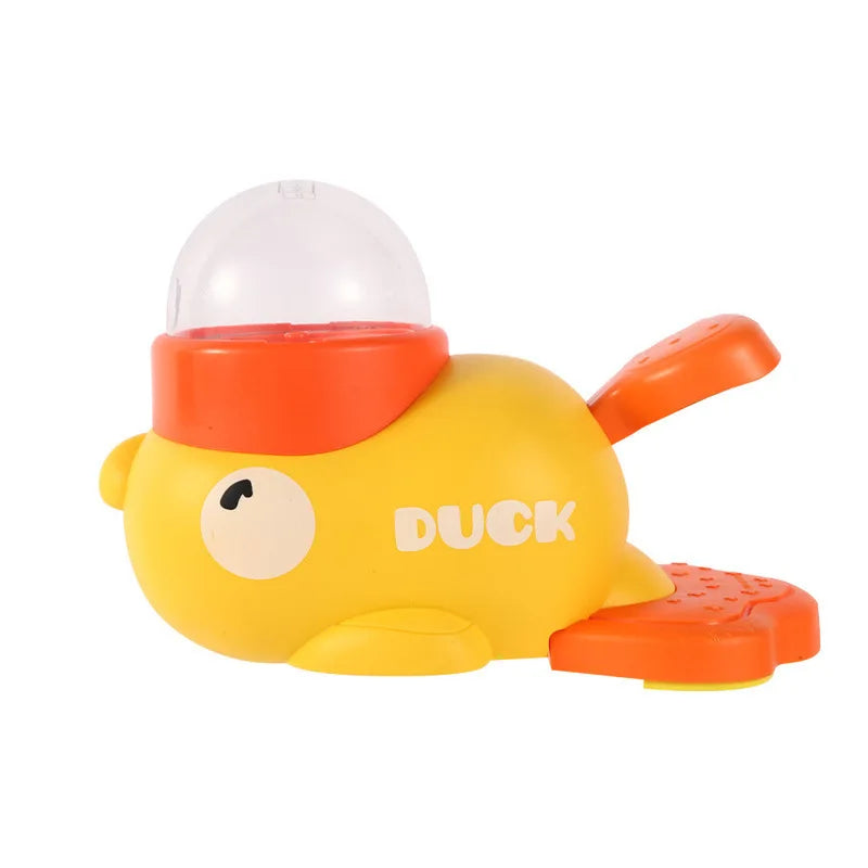 Cartoon Duck Pet Food Dispenser – Anti-Slip Automatic Puzzle Feeder Toy for Dogs & Cats