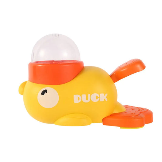 Cartoon Duck Pet Food Dispenser – Anti-Slip Automatic Puzzle Feeder Toy for Dogs & Cats