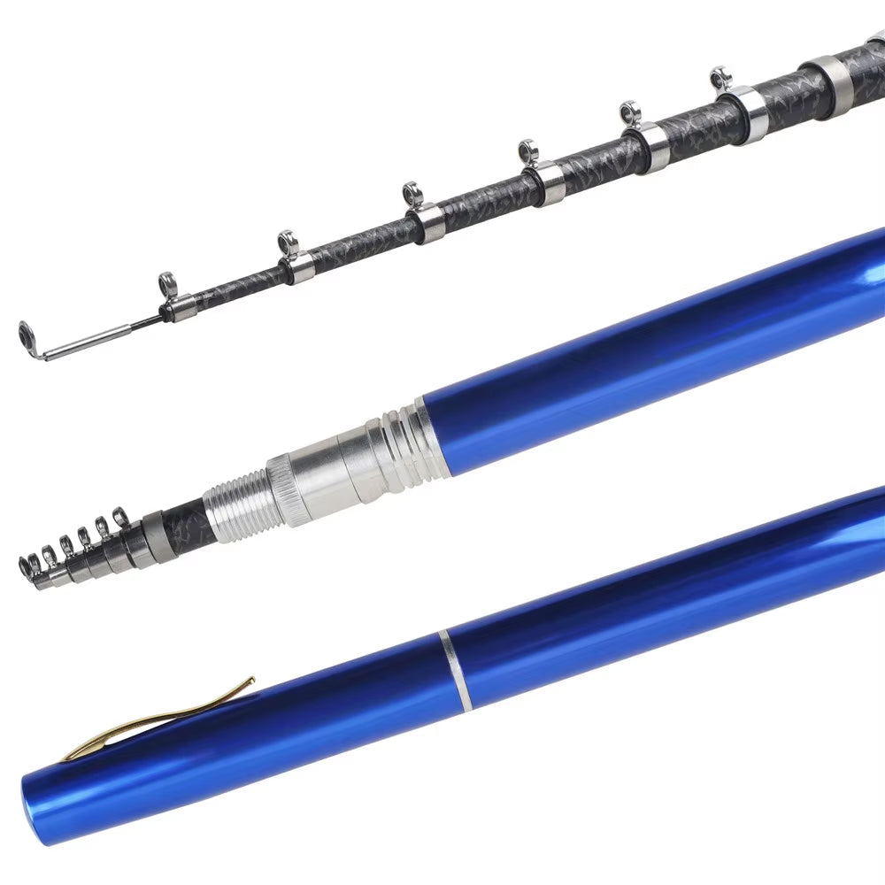 Portable Mini Pen Fishing Rod – Pocket-Sized Telescopic Pole for Ice & Travel Fishing