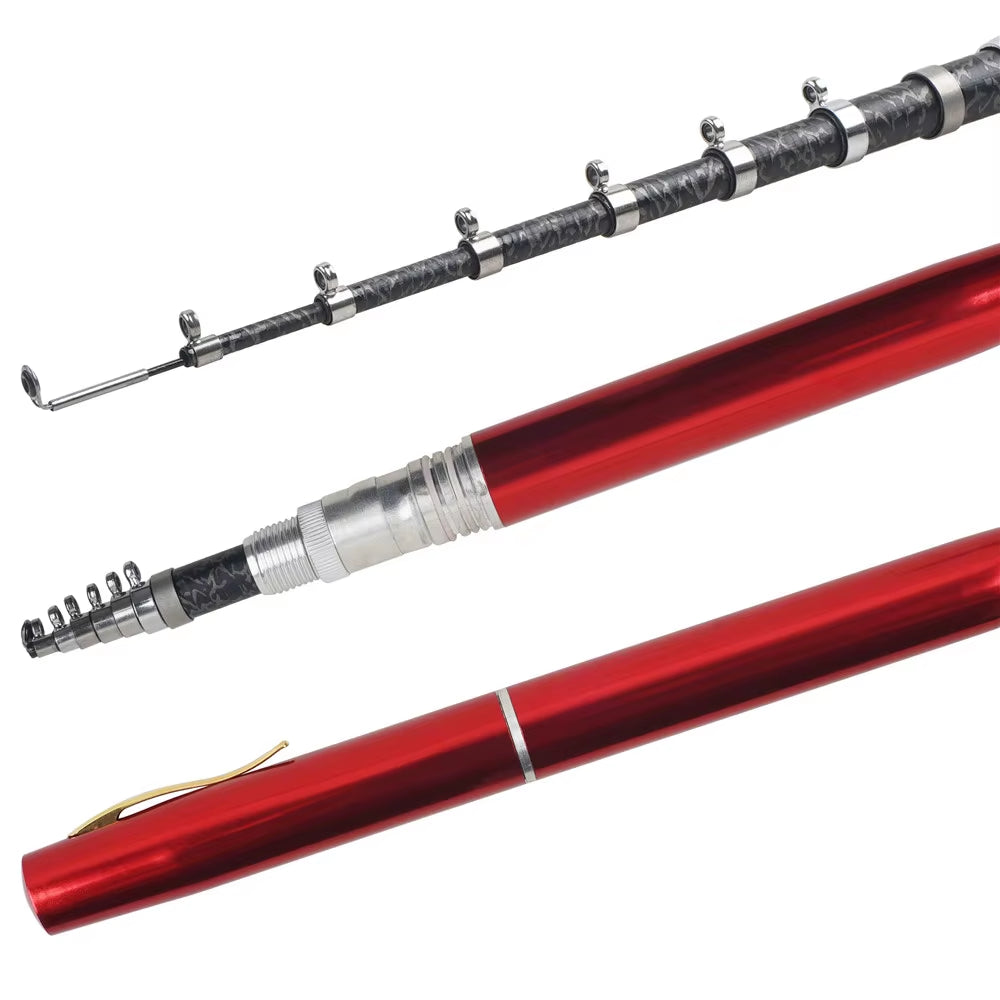Portable Mini Pen Fishing Rod – Pocket-Sized Telescopic Pole for Ice & Travel Fishing