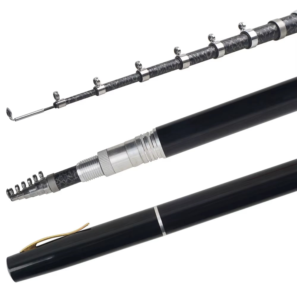 Portable Mini Pen Fishing Rod – Pocket-Sized Telescopic Pole for Ice & Travel Fishing