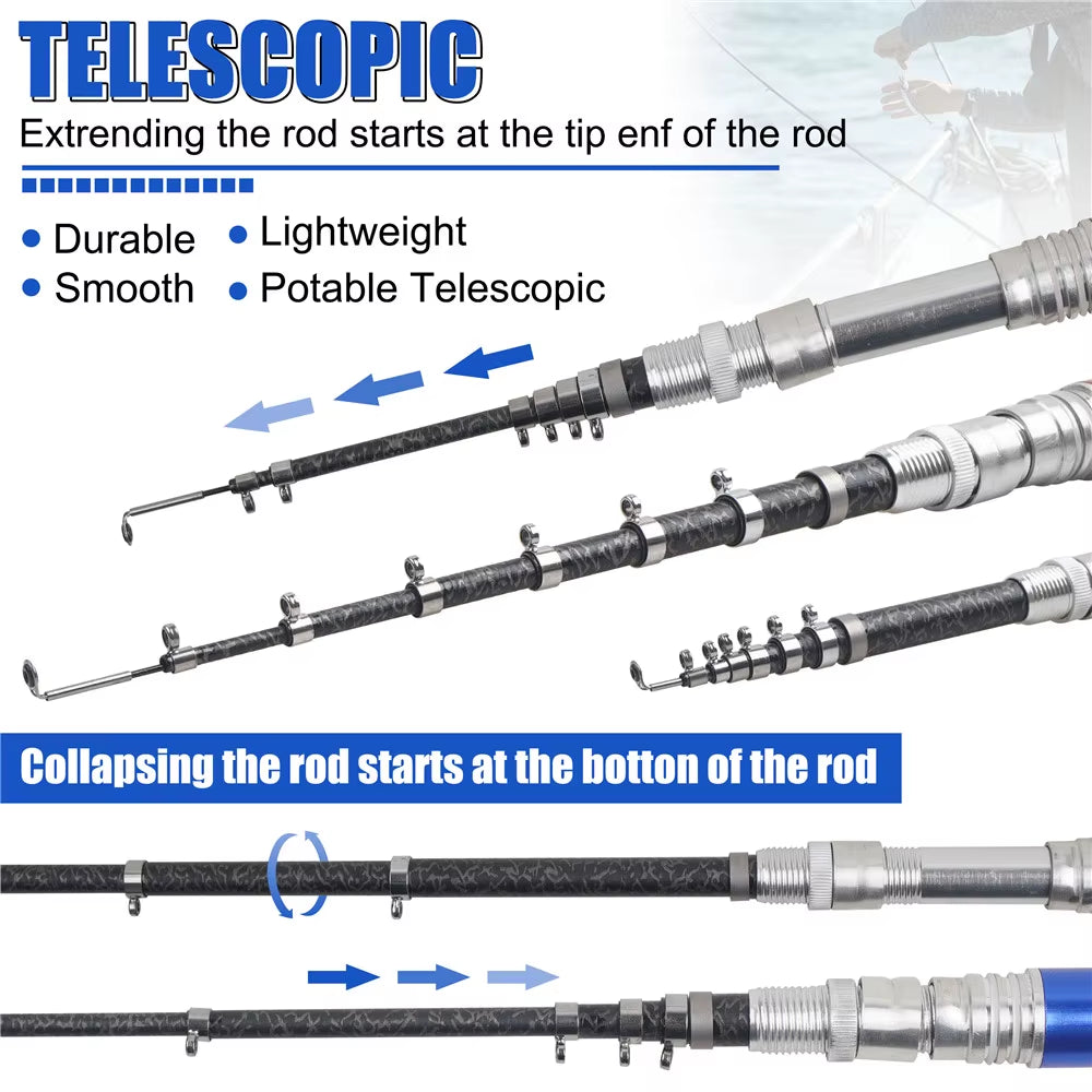 Portable Mini Pen Fishing Rod – Pocket-Sized Telescopic Pole for Ice & Travel Fishing