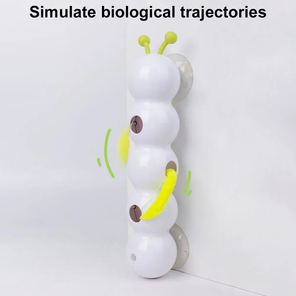 Caterpillar Interactive Cat Toy – Motion-Activated Rechargeable Teasing Toy for Indoor Cats