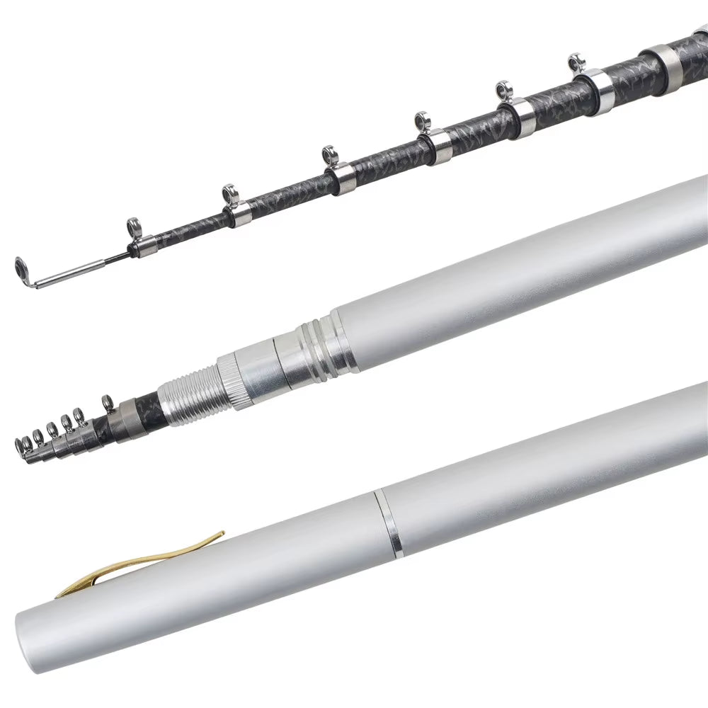 Portable Mini Pen Fishing Rod – Pocket-Sized Telescopic Pole for Ice & Travel Fishing